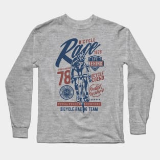 Bicycle Cycle Racing Vintage Design Long Sleeve T-Shirt